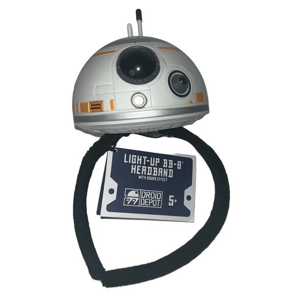 Disney Star Wars Galaxy Edge Light Up BB-8 Headband With Sound - Picture 1 of 6